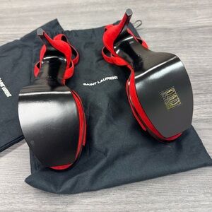 Red YSL Stilettos